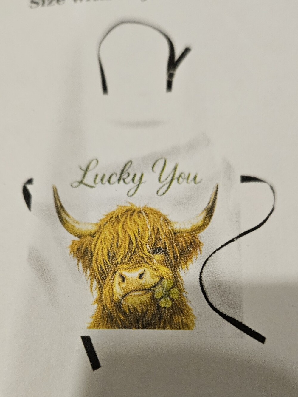 HIGHLAND COW KITCHEN APRON